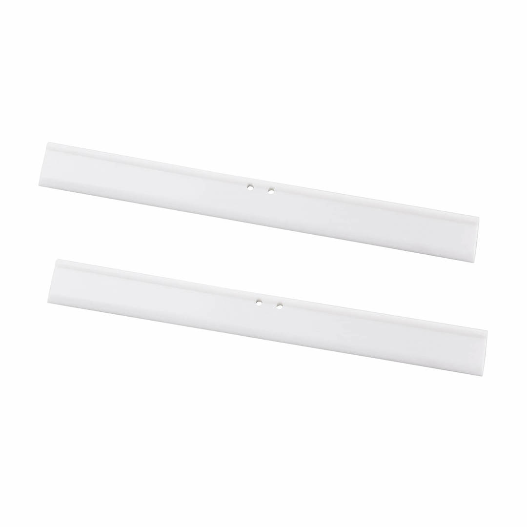 Weisser Ersatzgummi für Duschabzieher 2er Set streifenfreie Reinigung