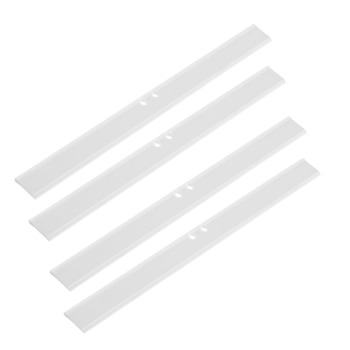 Ersatzgummi Duschabzieher weiss 4er Set für Bad und Glasflächen