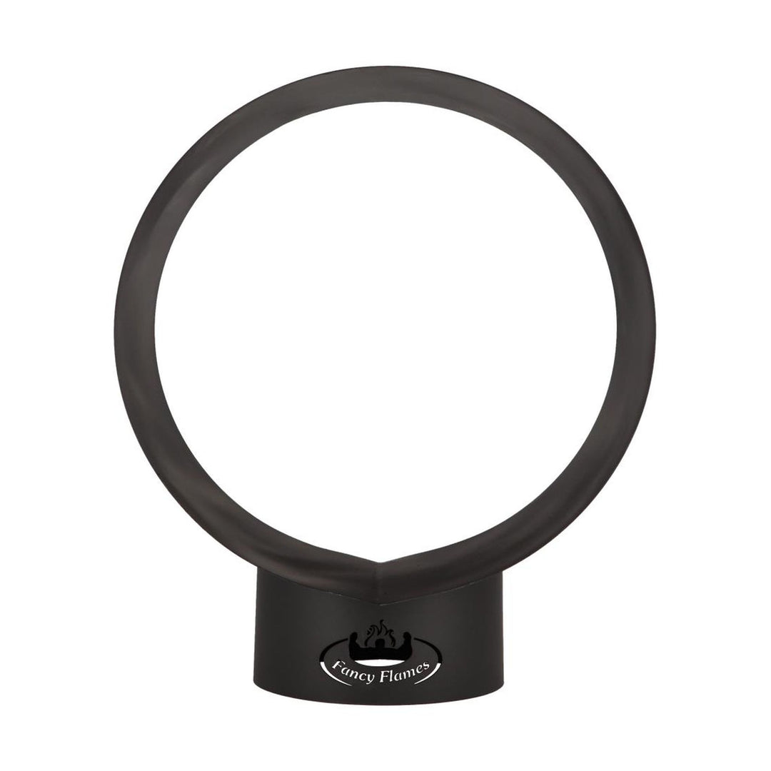 Esschert Design Holzregal rund, Schwarz