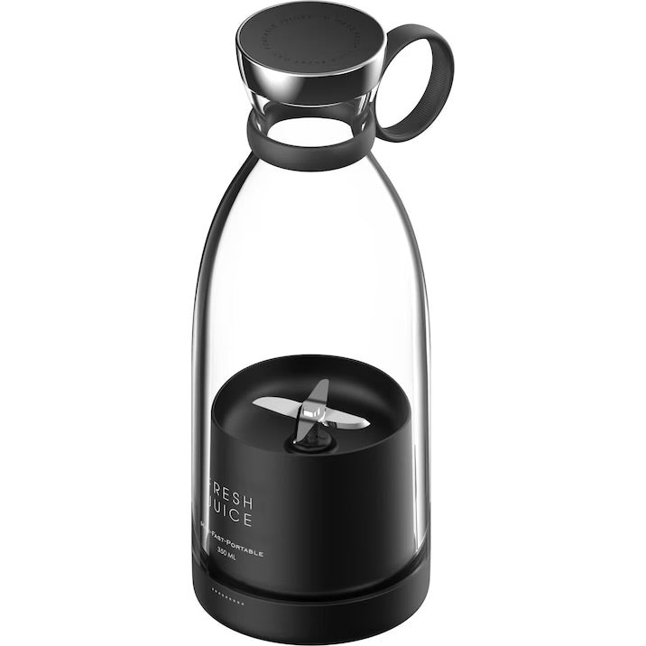 Fresh Juice Smoothie2Go 350 ml in Schwarz – eleganter Smoothie Maker für unterwegs
