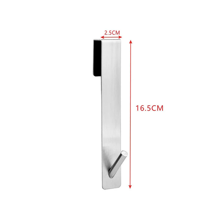 Handtuchhaken für Duschwand aus Edelstahl mit Massangaben 16,5 cm Länge