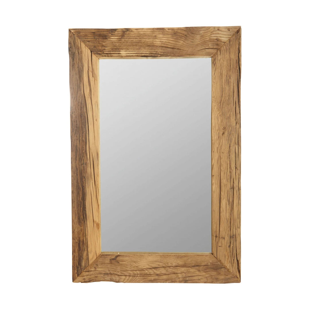 Miroir House Doctor Pure avec cadre en bois, vue de face