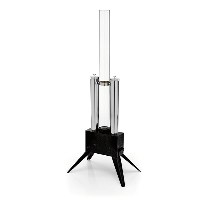 Landmann Pellet-Feuersäule 135 cm, Schwarz/Edelstahl