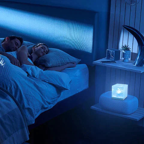 LED Nachtlicht im Schlafzimmer für ruhige und entspannte Atmosphäre