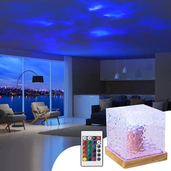 LED Nachtlicht mit Farbwechsel im Wohnzimmer für modernes Ambientelicht