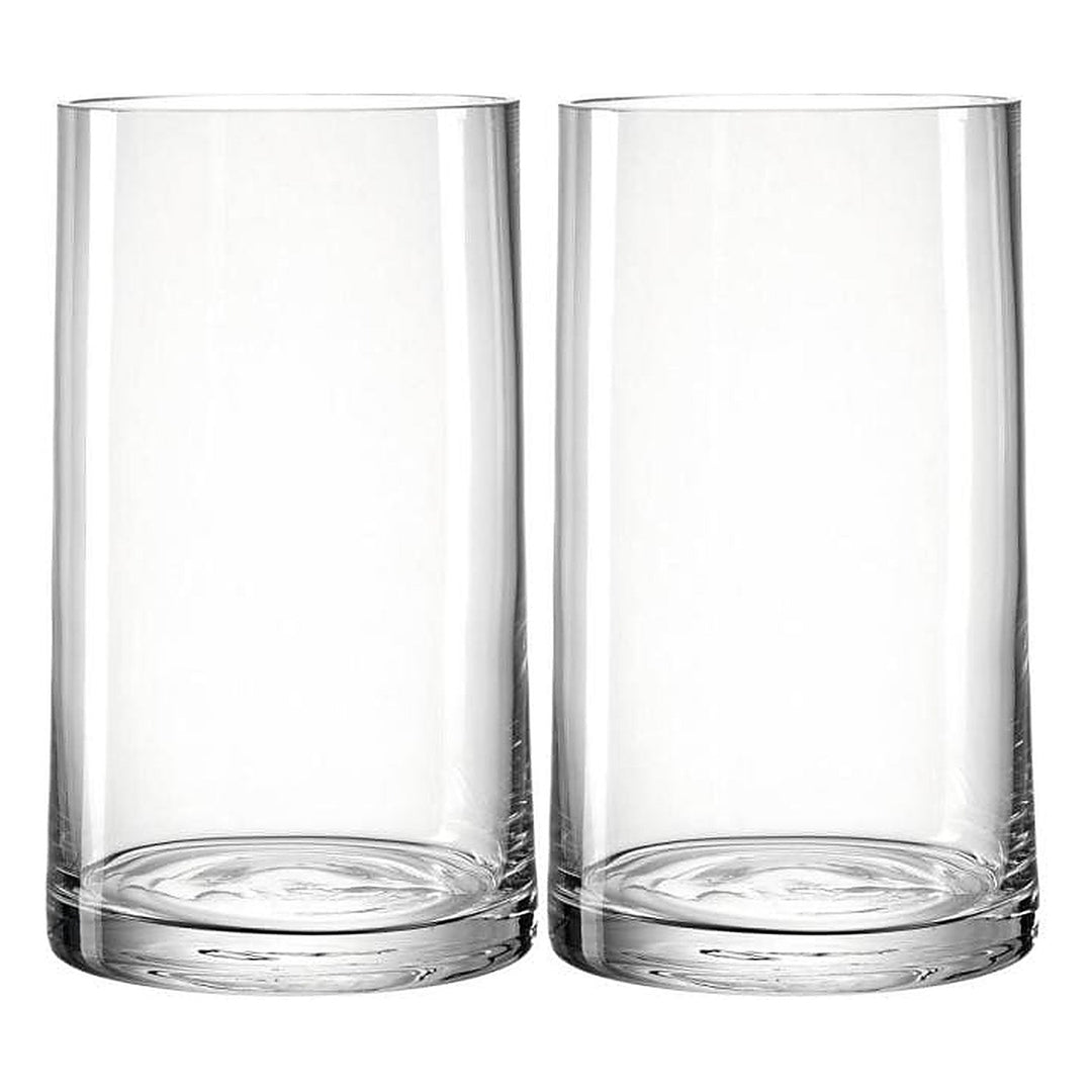 LEONARDO Vase Novara 26 cm 2 Stück, Transparent