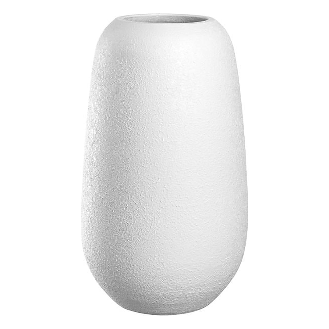 LEONARDO Vase Trogolo 30 cm, Weiss
