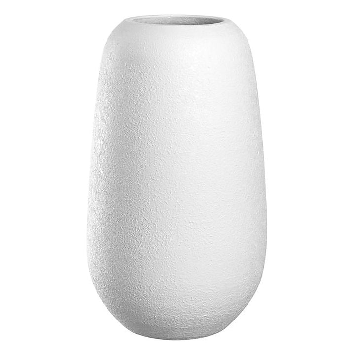 LEONARDO Vase Trogolo 40 cm, Weiss