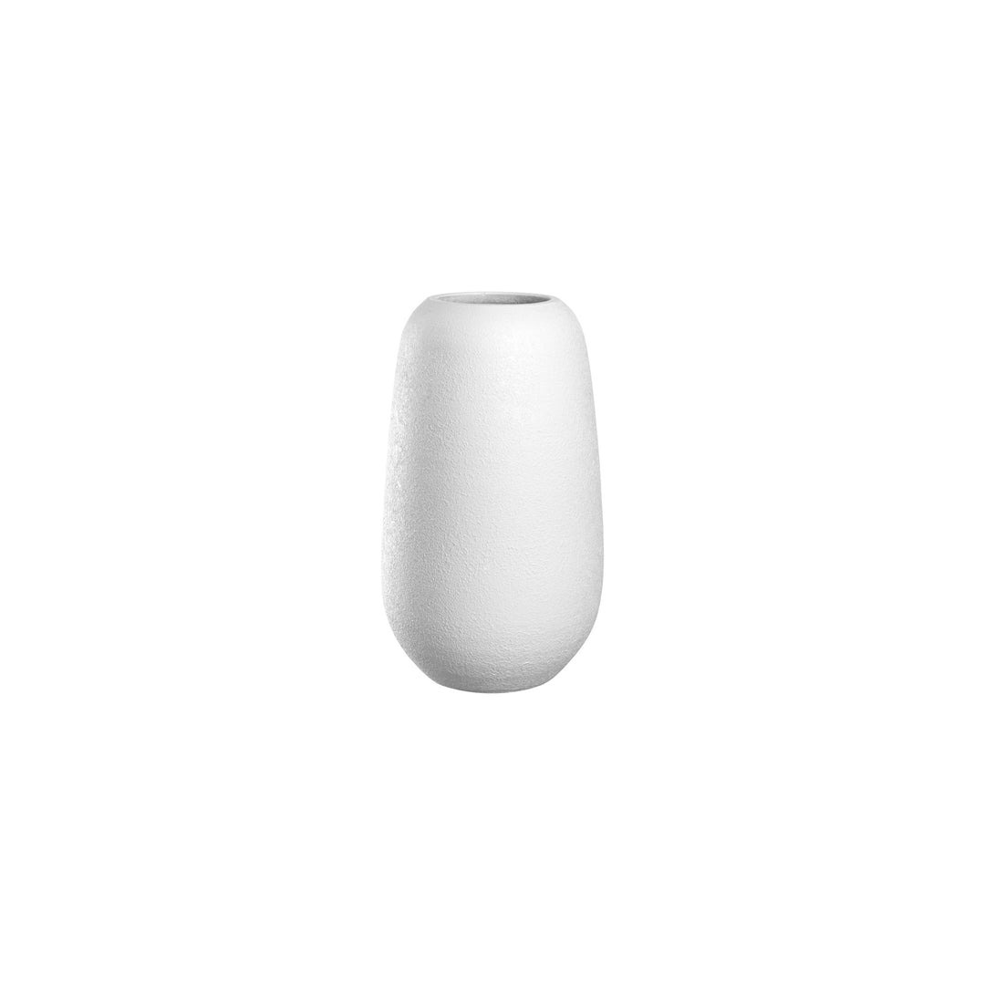 Leonardo Vase Trogolo, Weiss, 30 cm