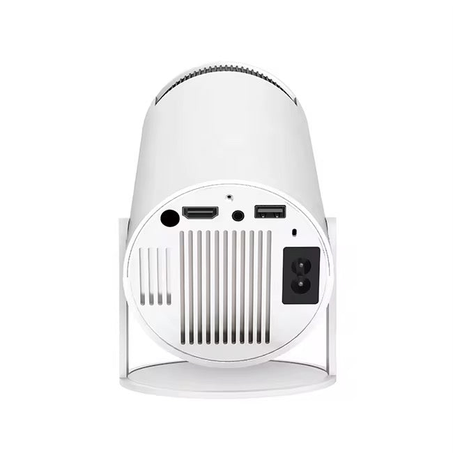 Mini Beamer LED, Rückseite mit HDMI-, USB- und Audioanschluss