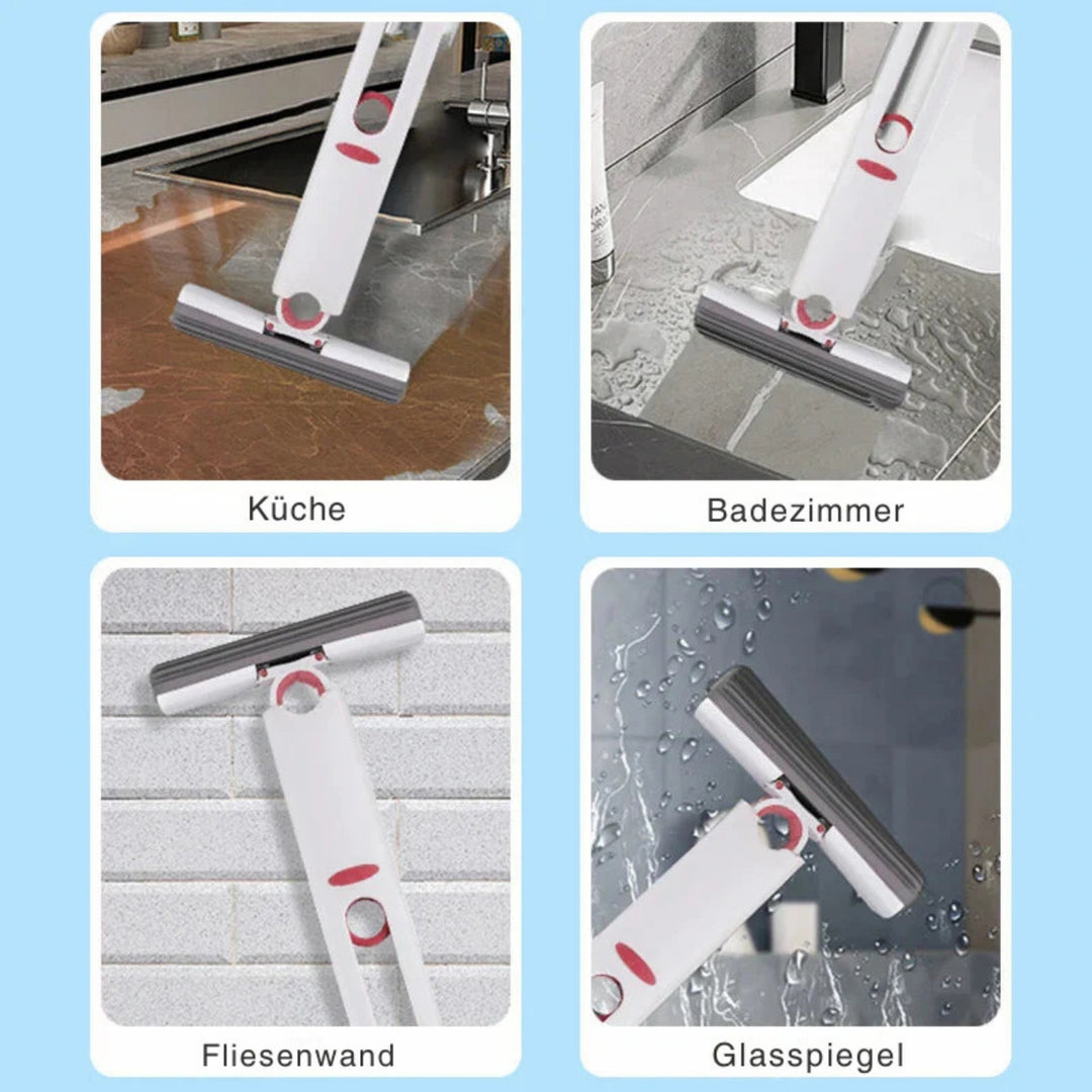 Mini Wischmopp Anwendung in Küche Badezimmer Glas und Fliesen vielseitiger Reinigungsmopp für verschiedene Oberflächen