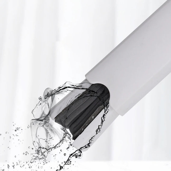 Detailaufnahme Mini Wischmopp Schwammkopf nimmt Wasser effizient auf ideal für schnelle Reinigung