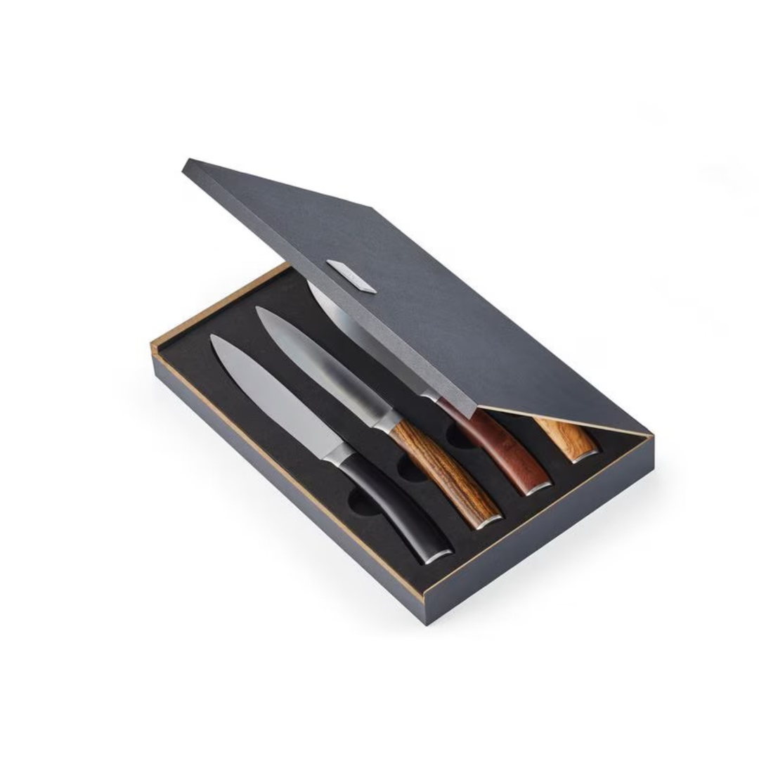 Set de couteaux à steak Philippi Garry 4 pièces dans le coffret cadeau ouvert