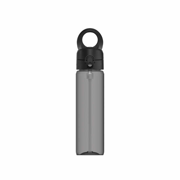 RhinoShield AquaStand Trinkflasche 800 ml in Schwarz mit Magnetring am Deckel