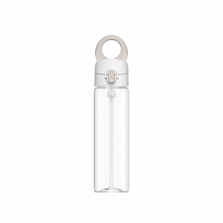 RhinoShield AquaStand Trinkflasche 800 ml in Weiss mit Magnetring am Deckel