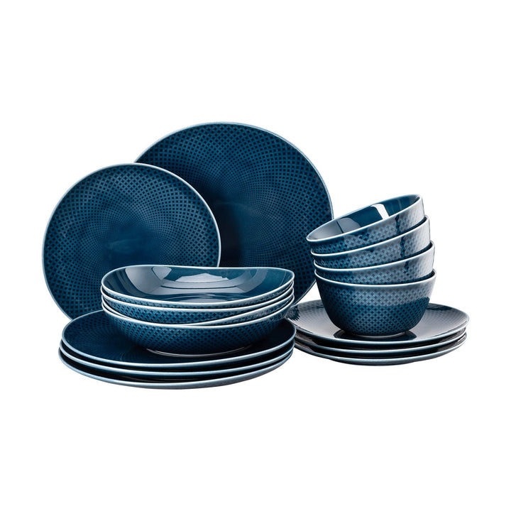 Rosenthal Junto Speise-Service 16-teilig, Ocean Blue