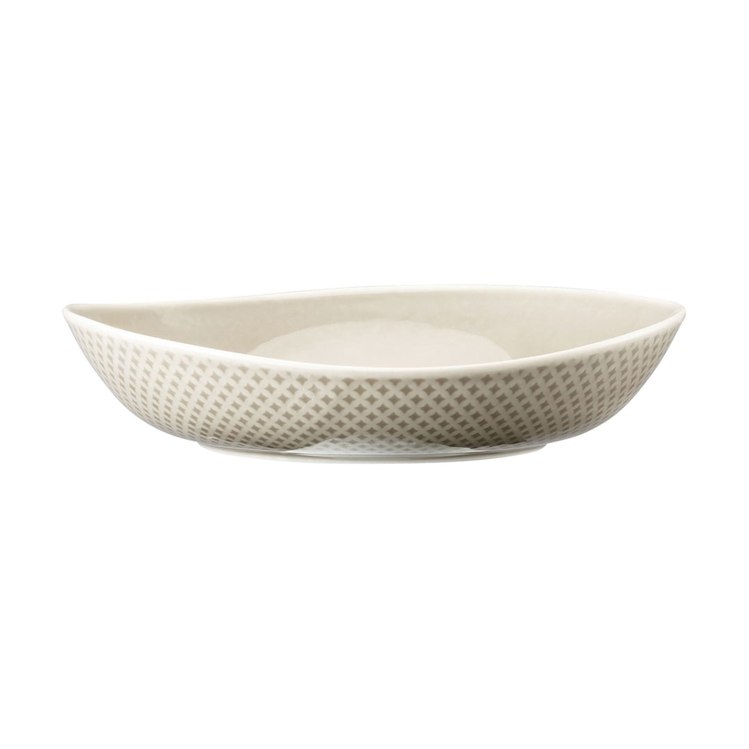 Rosenthal Junto Teller tief 22 cm, Pearl Grey, Seitenansicht