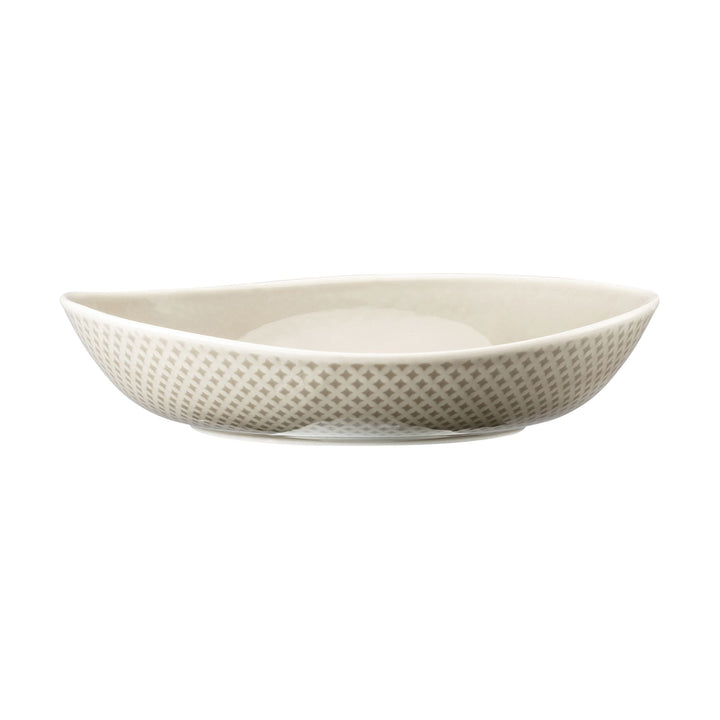 Rosenthal Junto Teller tief 22 cm, Pearl Grey, Seitenansicht
