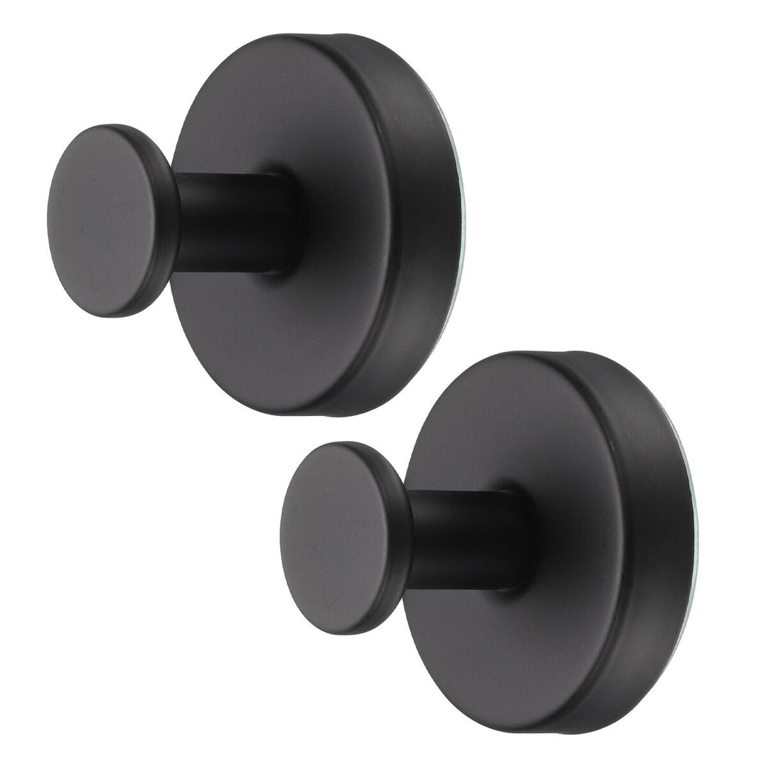 Schwarzer Saugnapfhaken ohne Bohren mit extra starkem Halt bis 3 kg