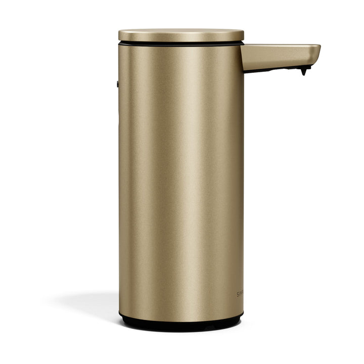Simplehuman Sensorspender 266 ml, Gold, Seitenansicht