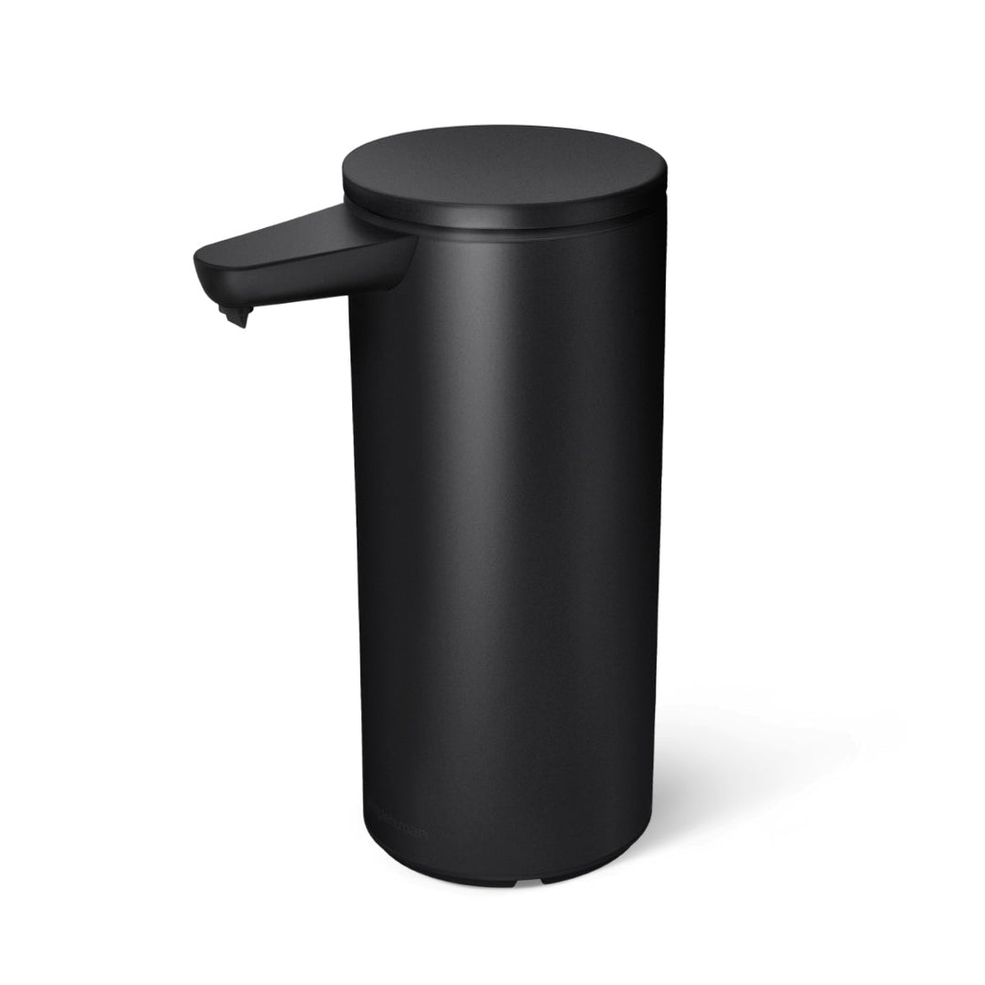 Simplehuman Sensorspender 414 ml in Schwarz, Frontansicht