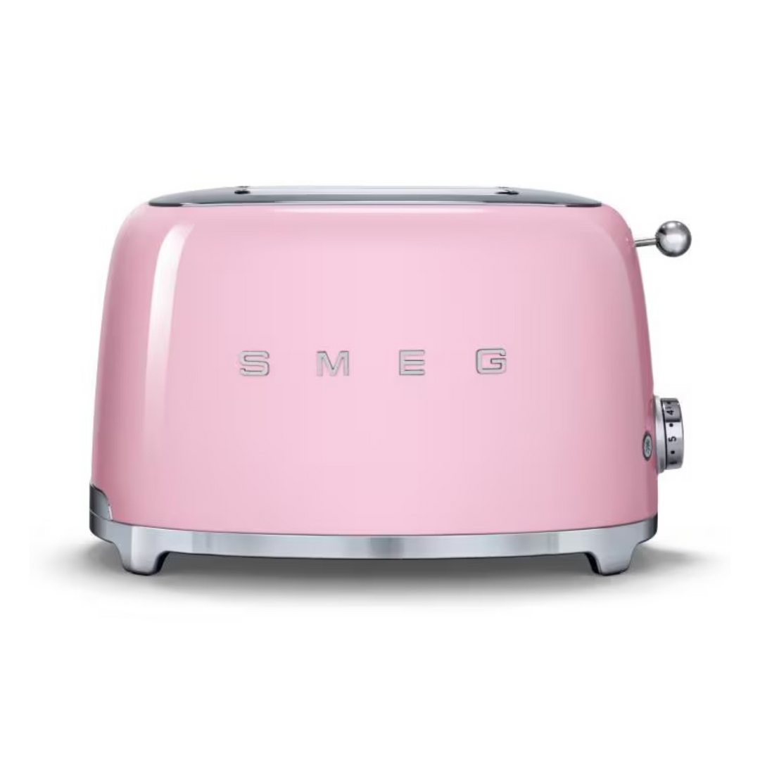 SMEG Toaster 50s Retro Style in Rosa als farbiger Blickfang für die Küche