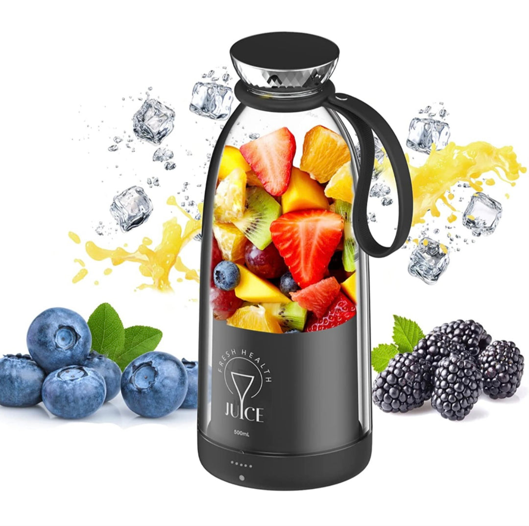 Smoothie2Go Pro tragbarer Smoothie Maker mit frischen Früchten für die schnelle Zubereitung von Smoothies und gesunden Getränken