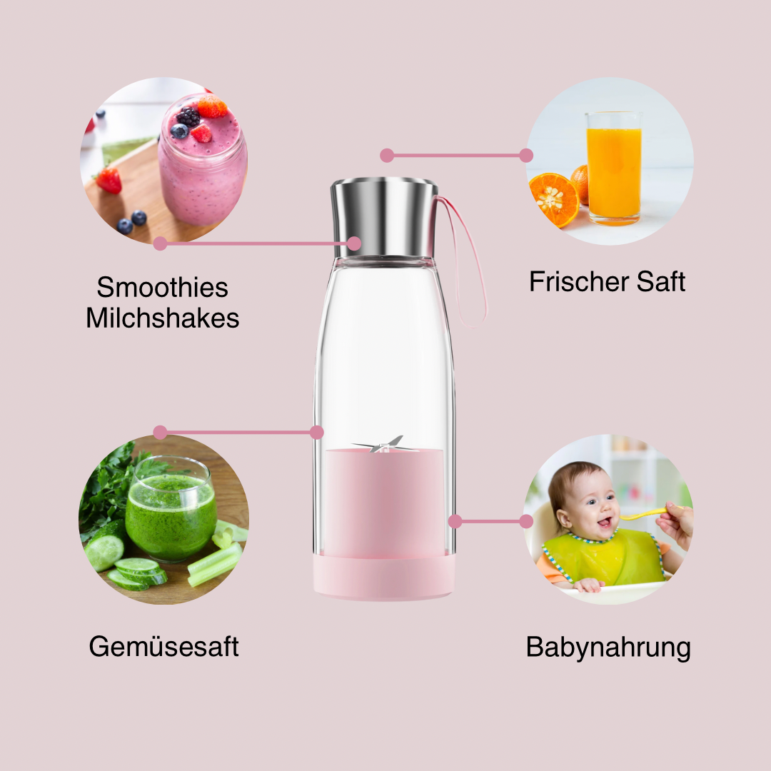 Smoothie Maker für Smoothies Shakes Säfte und Babynahrung im Alltag