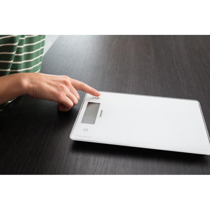 Soehnle Page Profi 300 Küchenwaage mit komfortabler Sensortouch-Bedienung und Glasoberfläche
