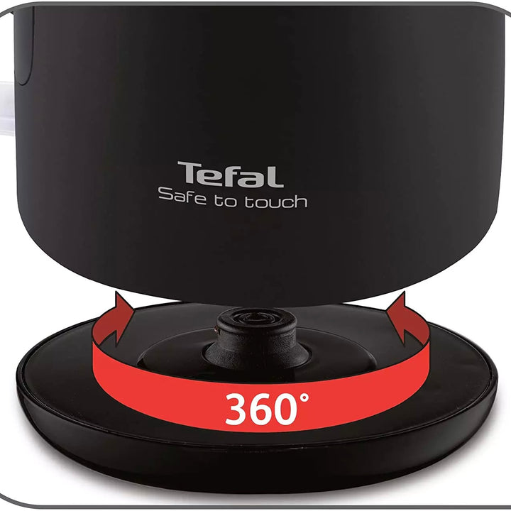 Tefal Wasserkocher Safe to Touch KO3718 mit 360 Grad Basisstation