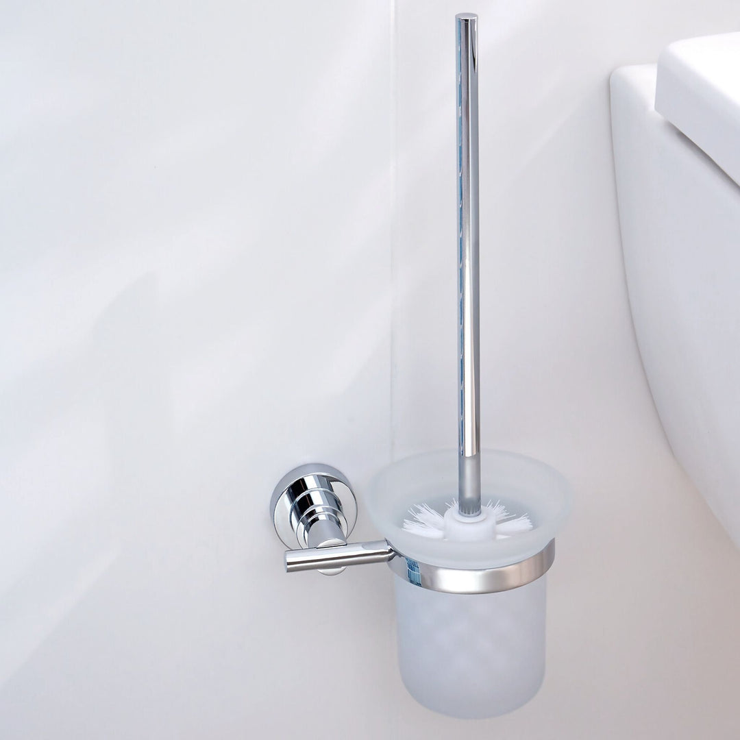 tesa Luup WC-Bürstengarnitur, an der Wand neben dem WC