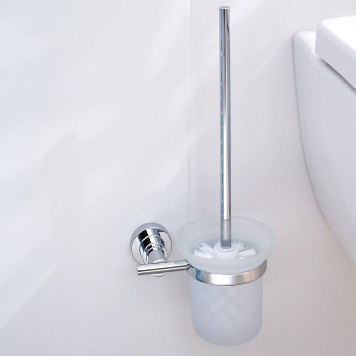 tesa Luup WC-Bürstengarnitur, an der Wand neben dem WC