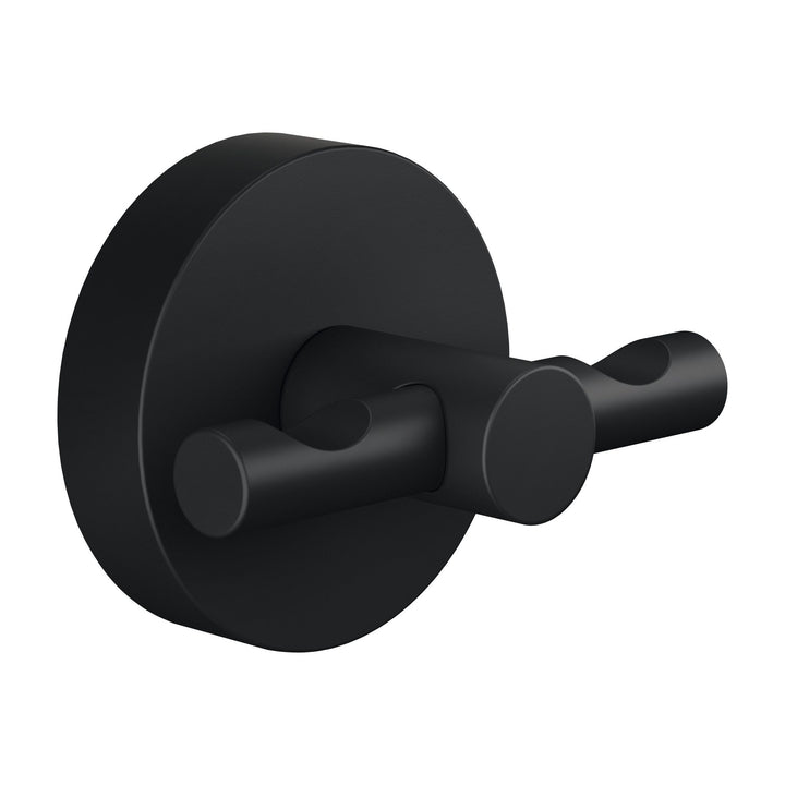 tesa Moon Black Bademantelhaken, Schwarz matt