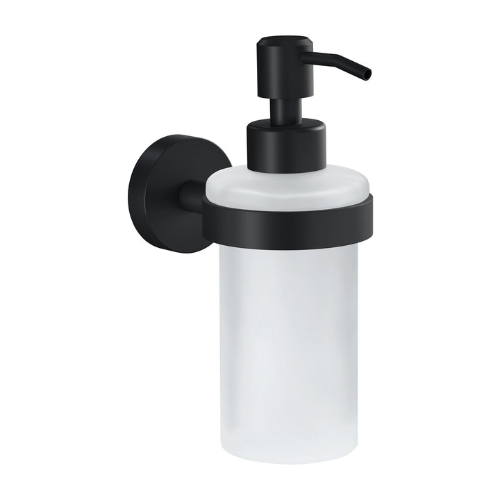tesa Moon Black Seifenspender, Schwarz matt