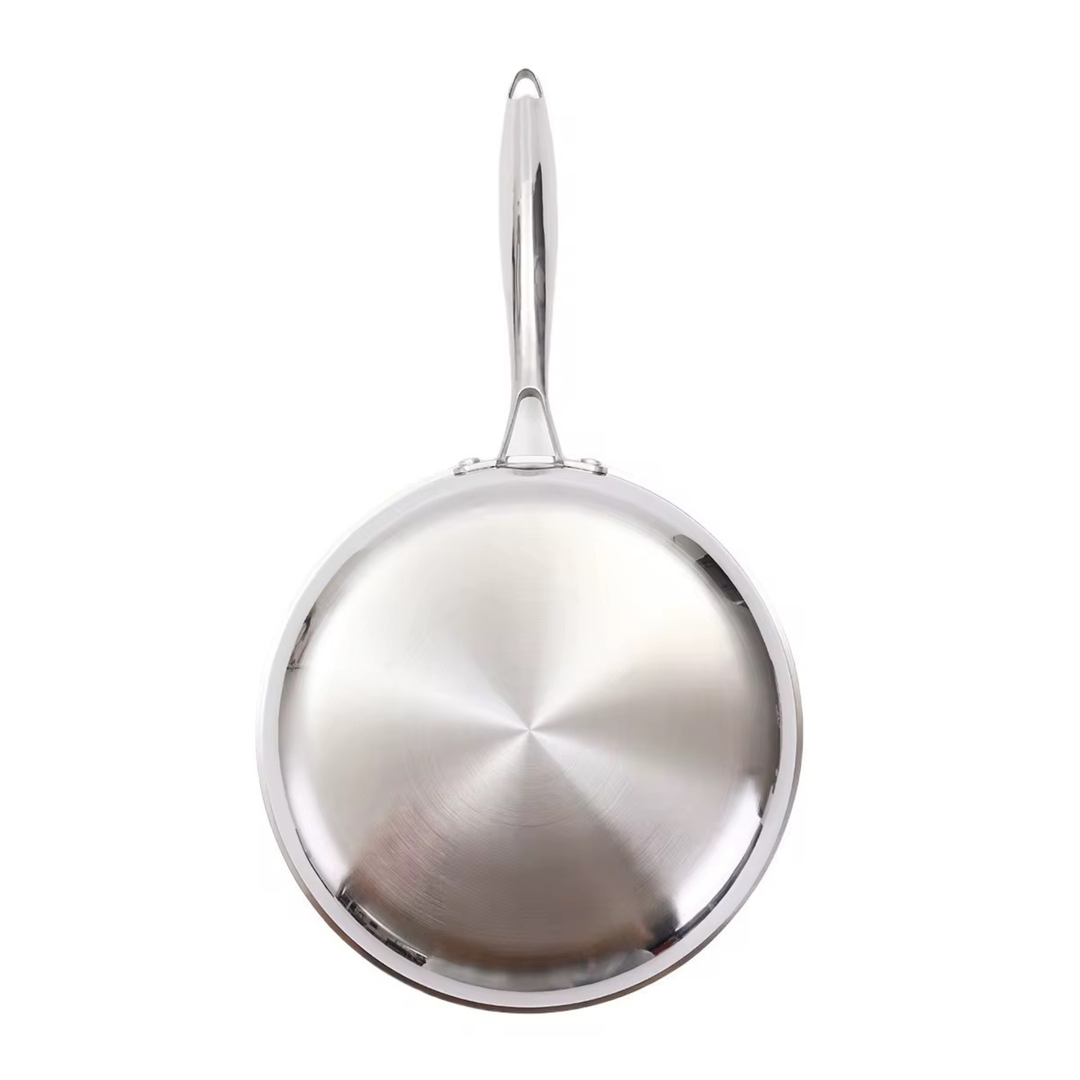 Unterseite der Titan Bratpfanne mit Induktionsboden