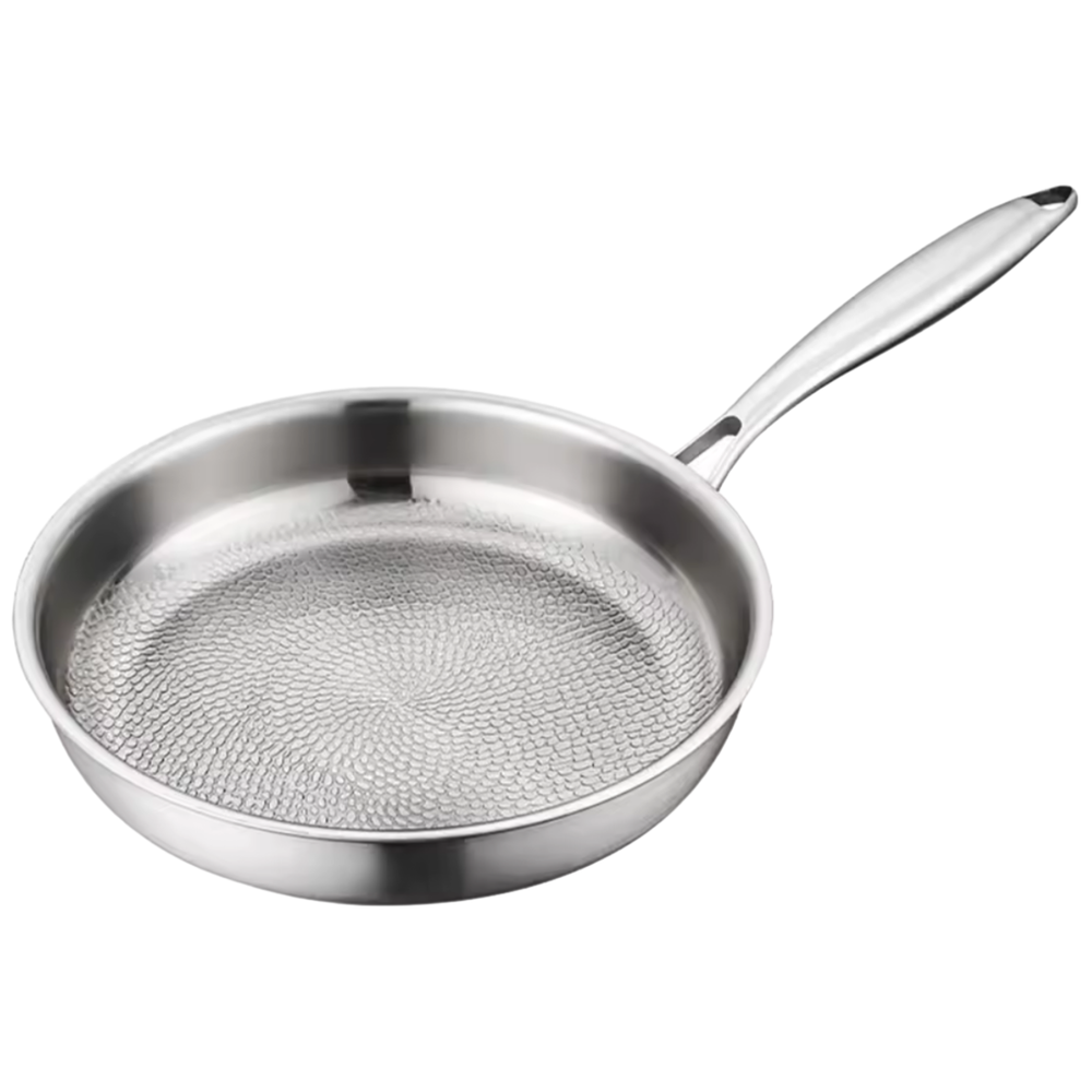 Titan Bratpfanne mit gehämmerter Titanoberfläche