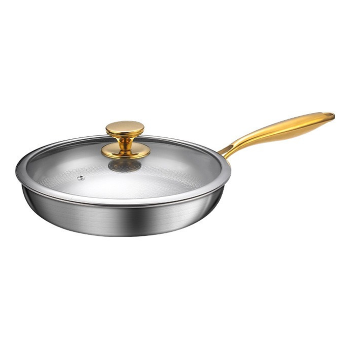 Poêle Titanium Pro, Titan Gold Edition, avec couvercle