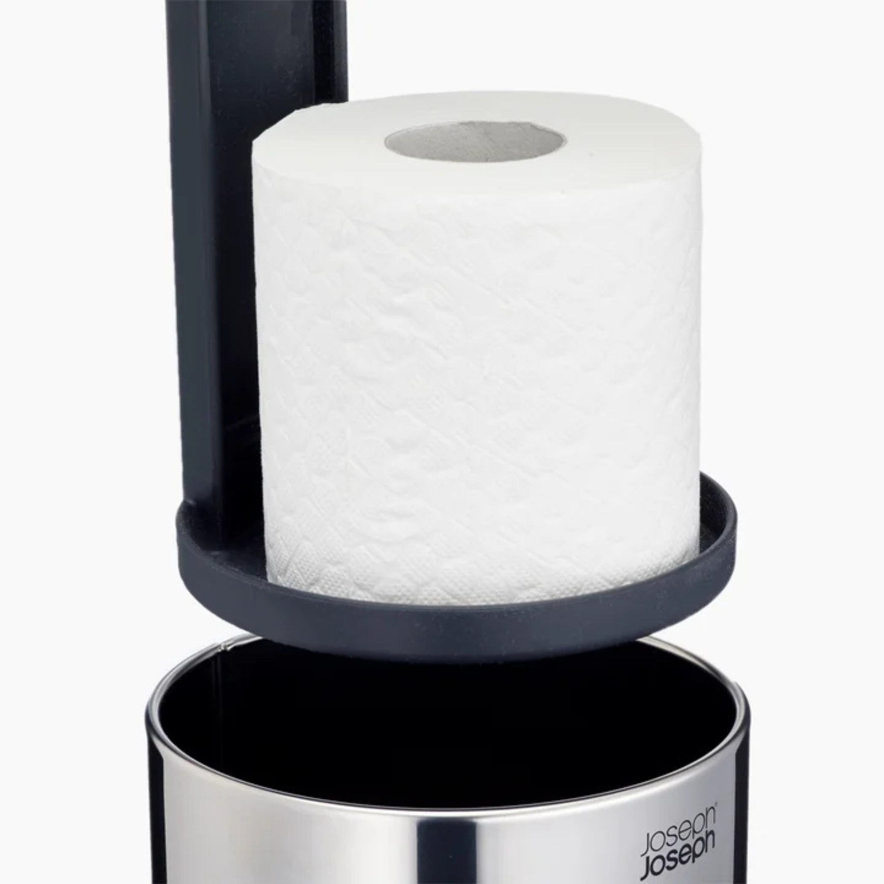 Joseph Joseph EasyStore Luxe Toilettenpapierhalter Mattschwarz – Vivasio