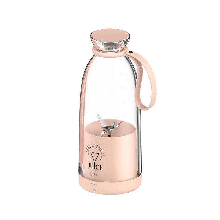Tragbarer Smoothie Maker 500 ml Smoothie2Go Pro in Rosa als kompakter Mixer für Smoothies und Proteinshakes