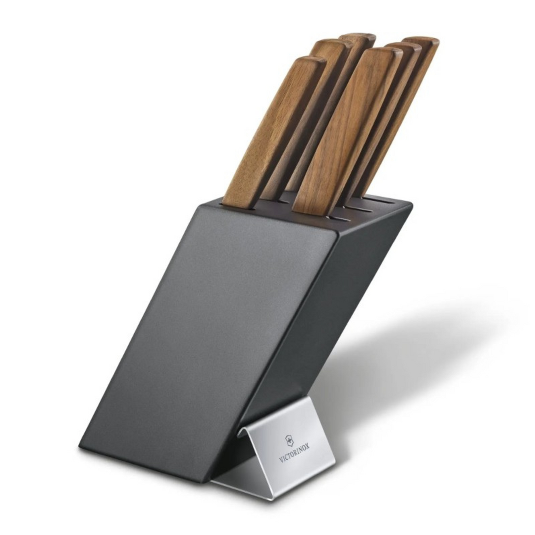 Bloc à couteaux Victorinox Swiss Modern 6 pièces, gris
