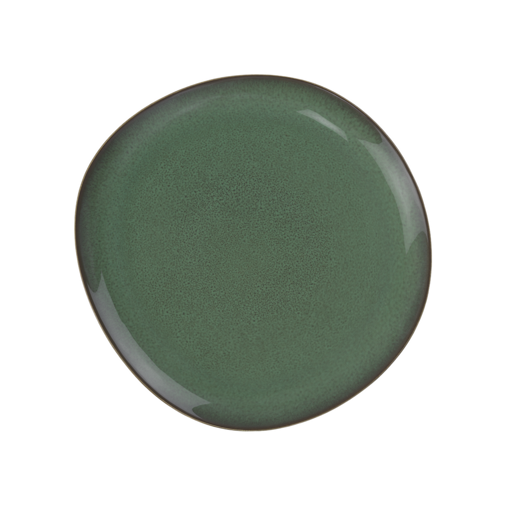 Plat de service Villeroy & Boch Lave, vert, vue de dessus
