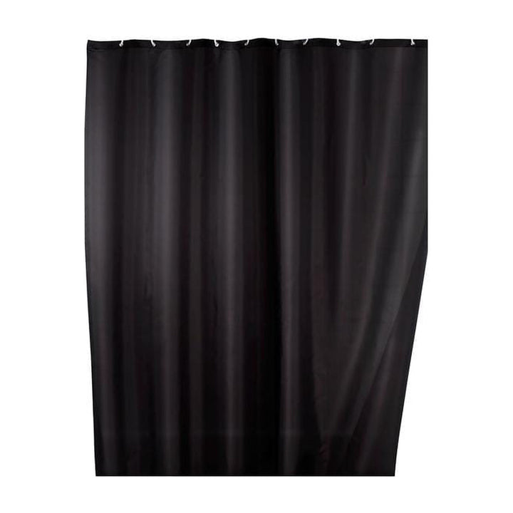Wenko Duschvorhang Anti-Schimmel 180 x 200 cm, Schwarz
