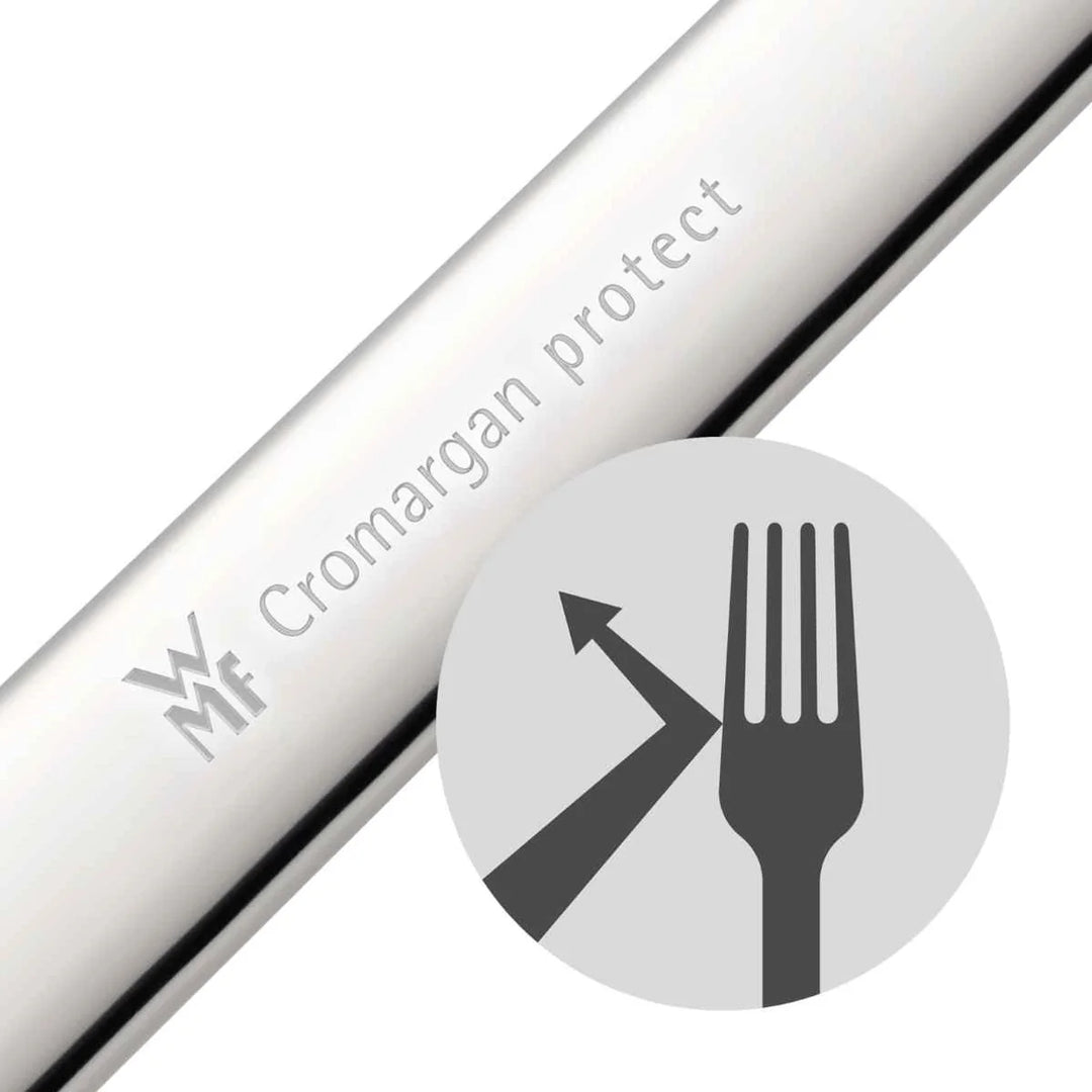 Set de couverts WMF Flame plus 30 pièces, détail de la gravure sur le manche