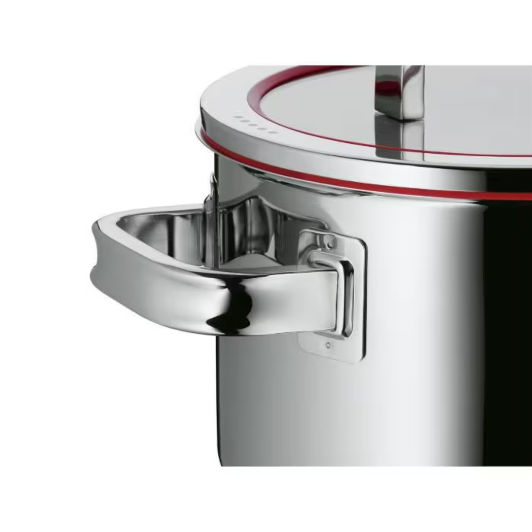 WMF Kochtopf aus Cromargan Edelstahl mit ergonomischem Griff und breitem Schüttrand für tropffreies Ausgiessen