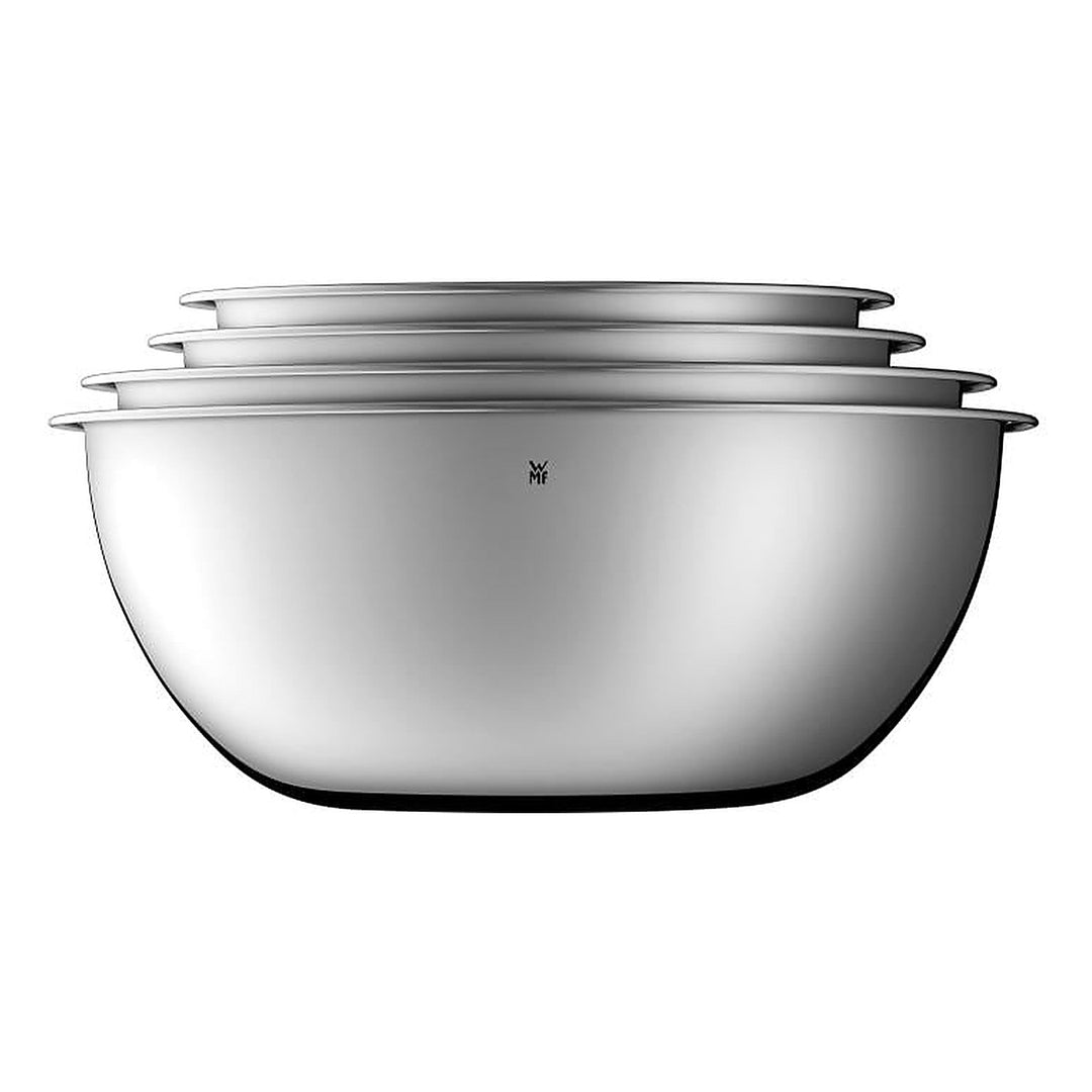 WMF Rührschüssel-Set Gourmet 1 l/1.5 l/2.5 l/3.5 l, Silber