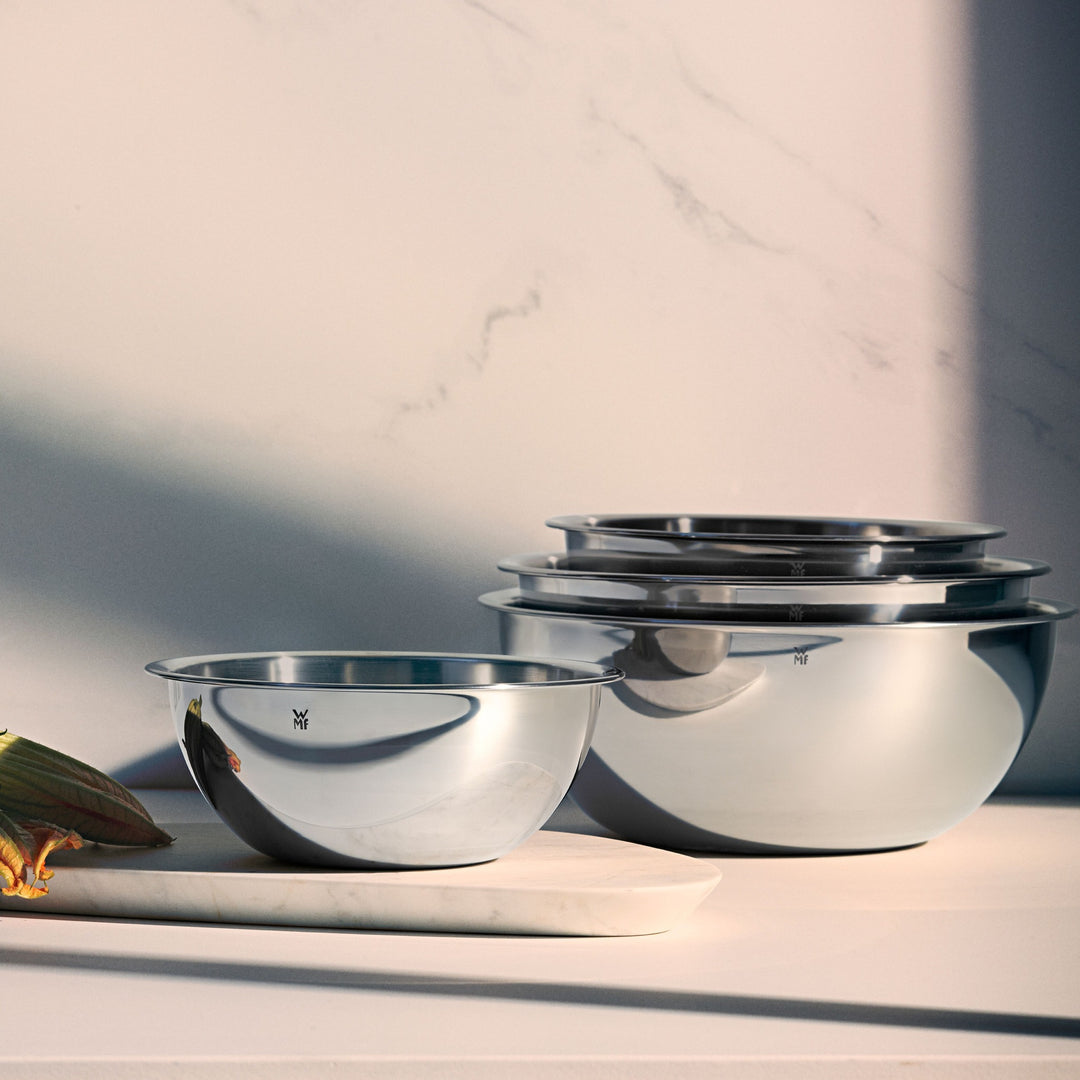 WMF Rührschüssel-Set Gourmet 4-teilig, Cromargan
