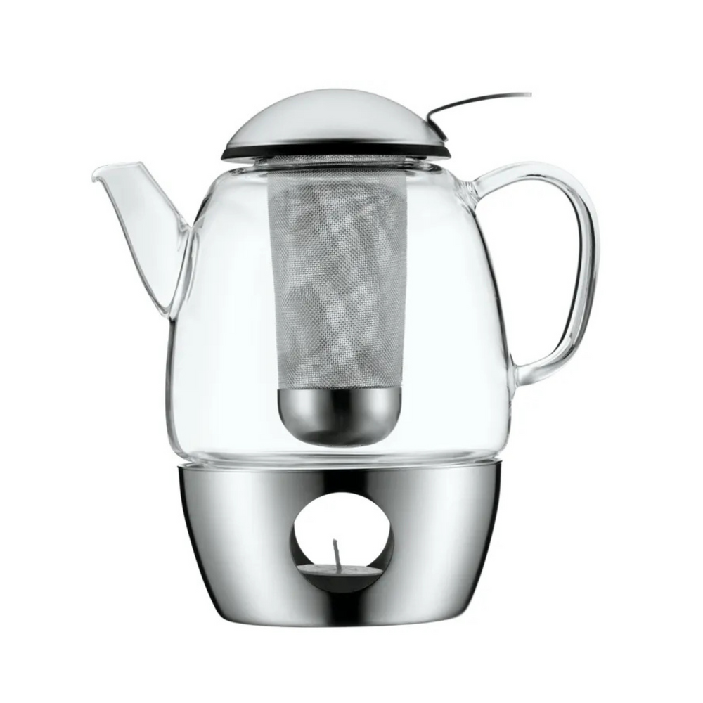 Service à thé WMF SmarTea avec théière, filtre et réchaud, vide