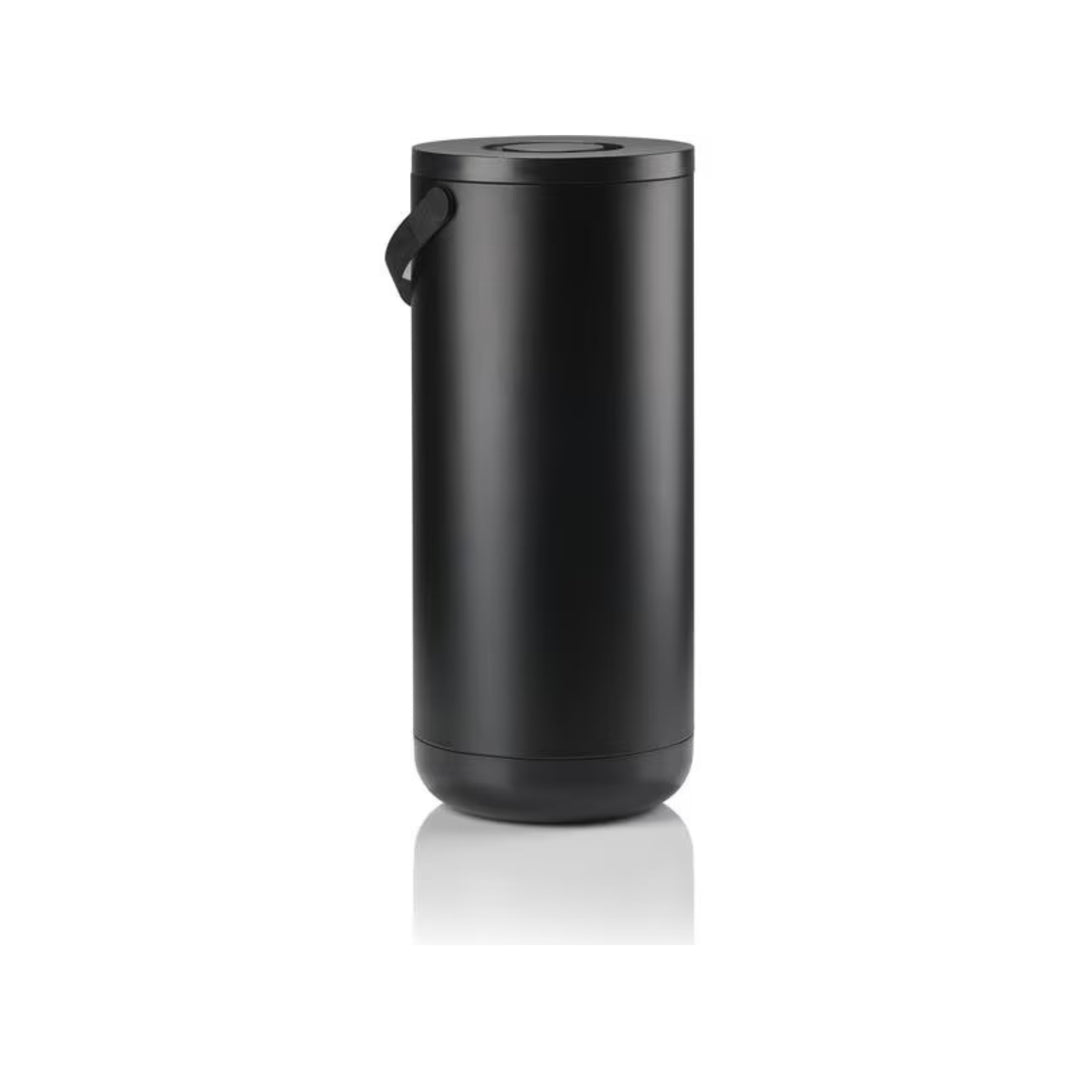 Poubelle Zone Denmark Circular, noir, 35 l, vue de côté