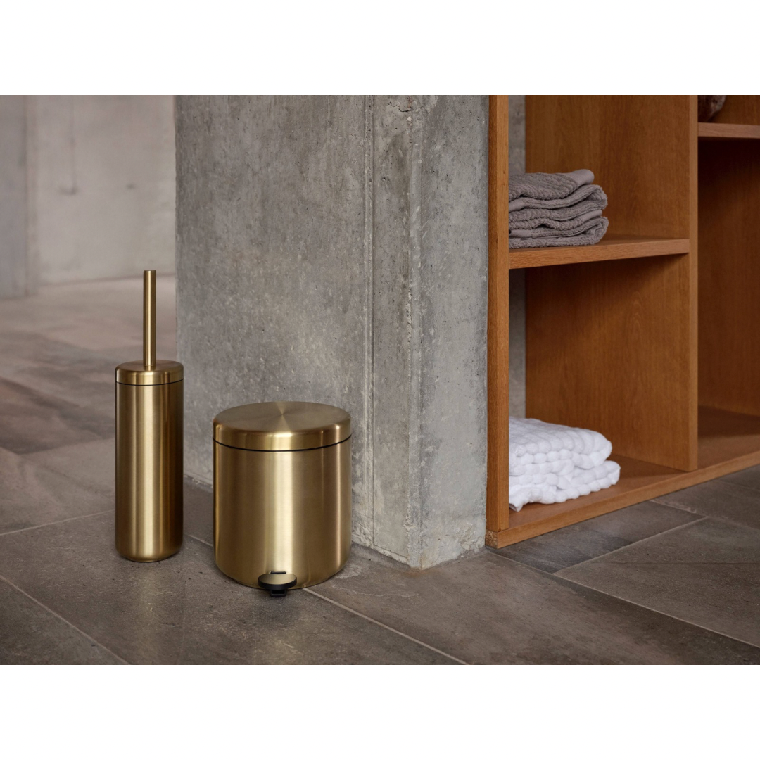 Zone Denmark Toilettenbürste und Badezimmer Accessoires in Gold
