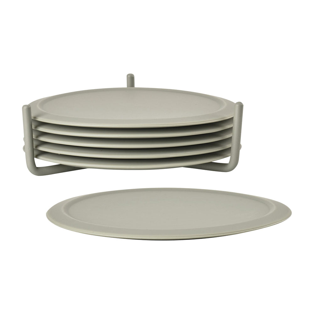 Zone Denmark Glasuntersetzer Singles 6er-Set, Mud